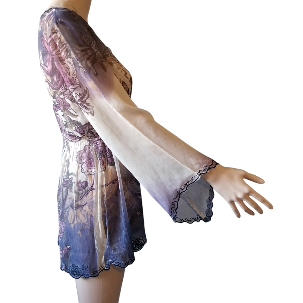 Vintage Cleo Flowy Floral Top - Picture 3 of 6
